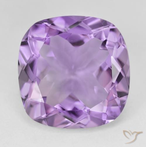 20.42ct 자연스러운 미디엄 바이올렛 자수정, 방석, VVS