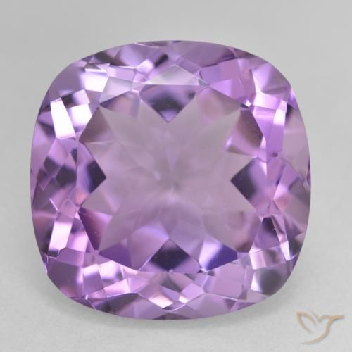 14.83ct 자연스러운 보라색 보라색 자수정, 방석, VVS