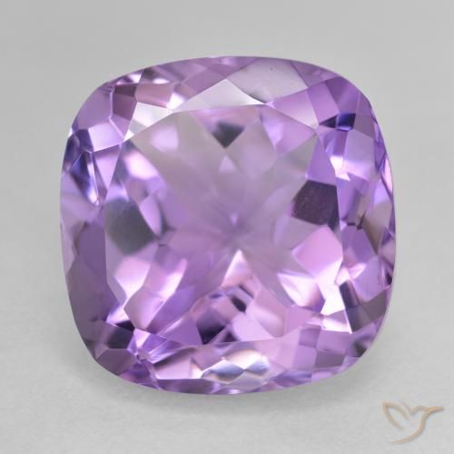 13.73ct 자연스러운 분홍빛이 도는 보라색 자수정, 방석, VVS