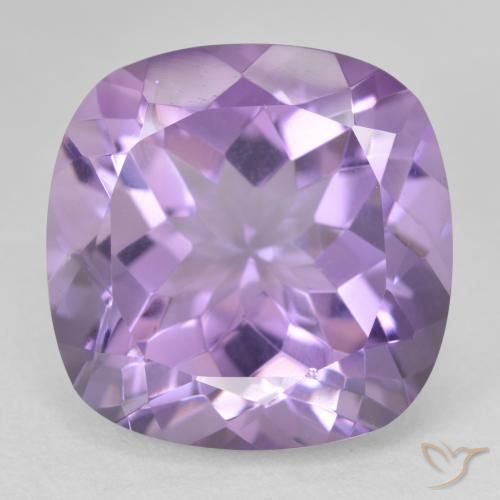 16.45ct 자연스러운 미디엄 바이올렛 자수정, 방석, VVS