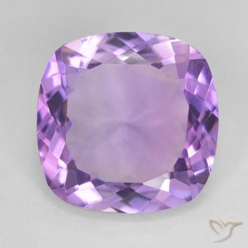 10.76ct 자연스러운 미디엄 바이올렛 자수정, 방석, VVS