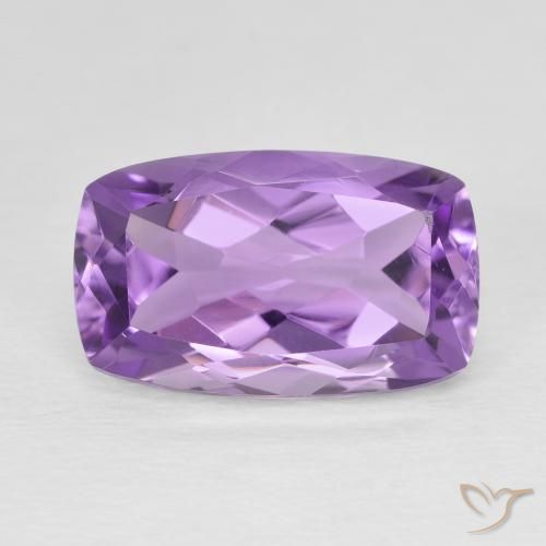 6.50ct 자연스러운 미디엄 바이올렛 자수정, 방석, VS