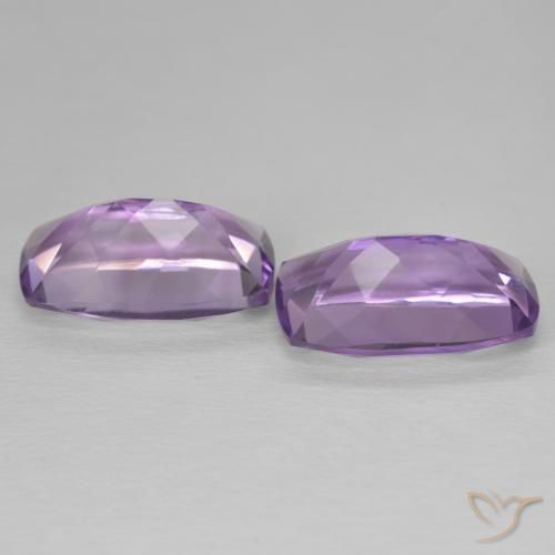 11.98캐럿 천연 Medium Light Purplish-Violet 자수정 보석, 방석, VVS
