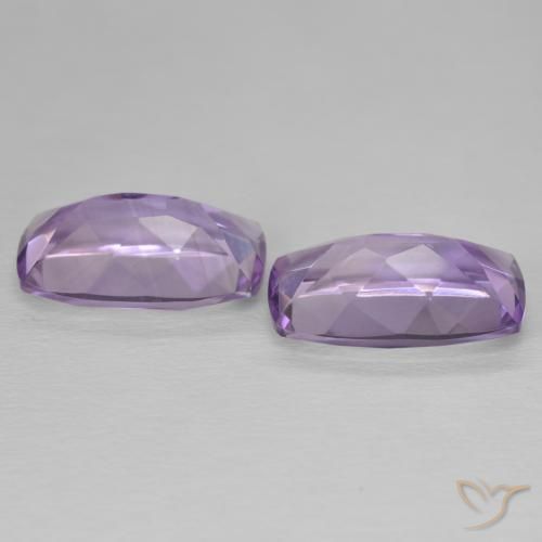 11.24캐럿 천연 Medium Light Purplish-Violet 자수정 보석, 방석, VVS