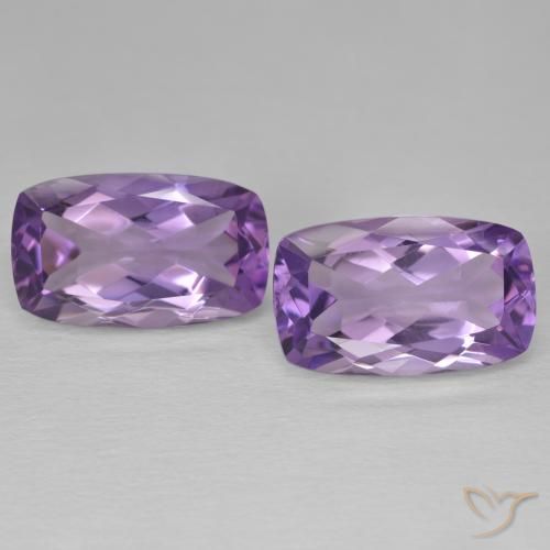 12.80ctw 자연스러운 Medium Light Purplish-Violet 자수정, 방석, VVS