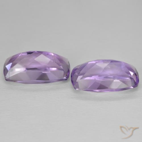 12.80캐럿 천연 Medium Light Purplish-Violet 자수정 보석, 방석, VVS