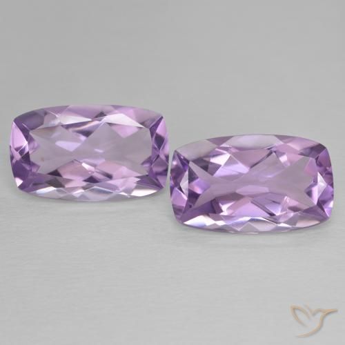11.28ctw 자연스러운 Medium Light Purplish-Violet 자수정, 방석, VVS
