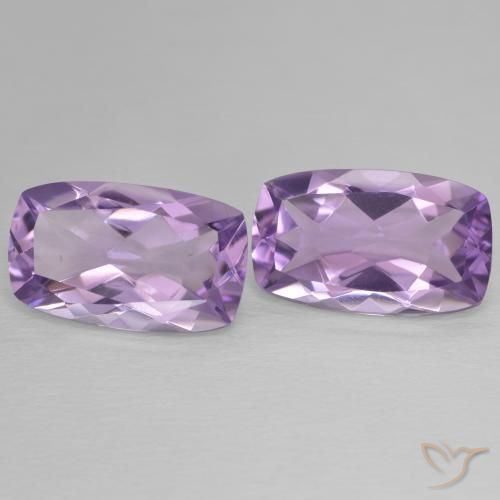11.28캐럿 천연 Medium Light Purplish-Violet 자수정 보석, 방석, VVS