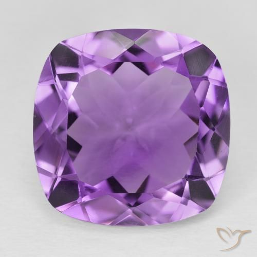 18.61ct 자연스러운 딥 퍼플리쉬 바이올렛 자수정, 방석, VVS-VS
