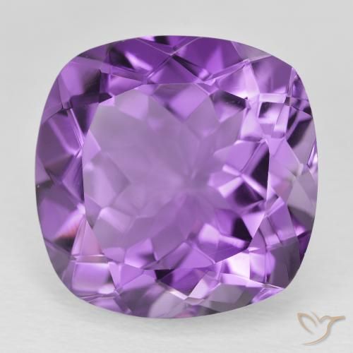 20.98ct 자연스러운 딥 퍼플리쉬 바이올렛 자수정, 방석, VVS