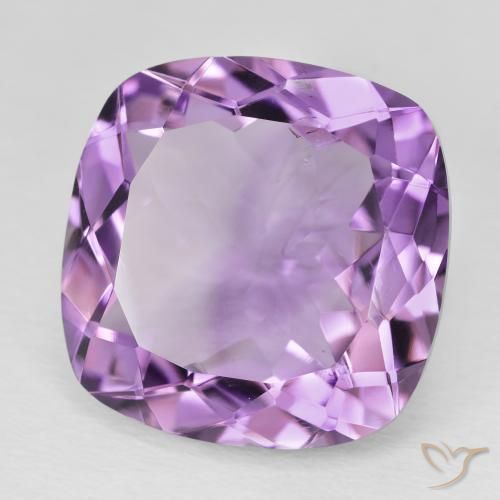 20.53캐럿 천연 Medium Light Purplish-Violet 자수정, 방석, VS