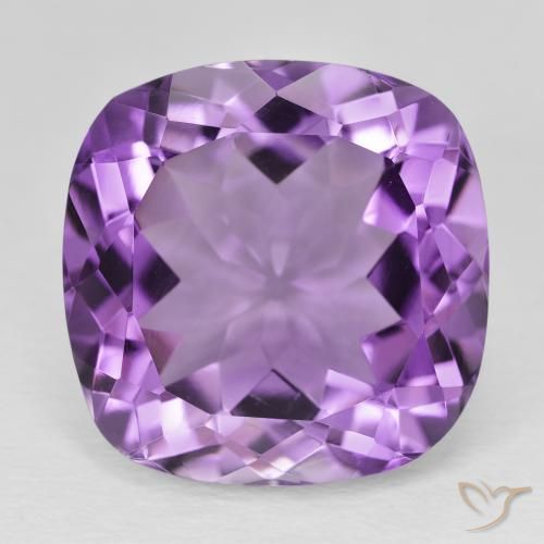 21.46ct 자연스러운 미디엄 퍼플리쉬 바이올렛 자수정, 방석, VVS