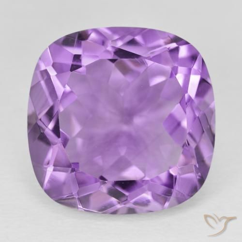 19.54ct 자연스러운 보라색 보라색 자수정, 방석, VVS