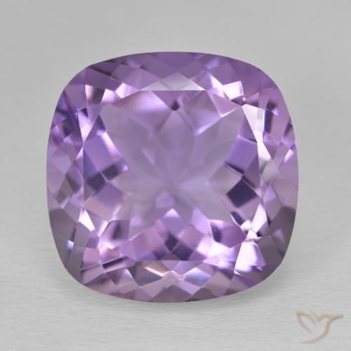 12.50ct 자연스러운 가지 보라색 자수정, 방석, VVS