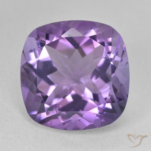 12.70ct 자연스러운 인텐스 바이올렛 자수정, 방석, VVS