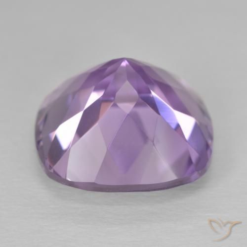 12.54캐럿 천연 Medium Light Purplish-Violet 자수정, 방석, VVS-VS