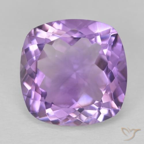 11.79ct 자연스러운 미디엄 바이올렛 자수정, 방석, VVS-VS