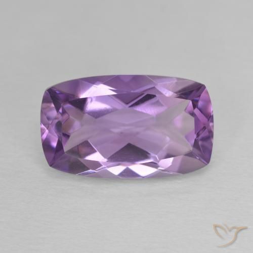 5.80ct 자연스러운 딥 바이올렛 자수정, 방석, VVS