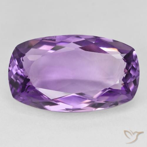 19.68ct 자연스러운 인텐스 바이올렛 자수정, 방석, VVS-VS