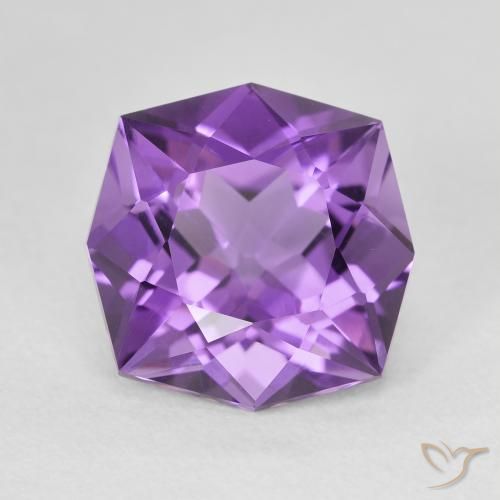 5.38ct 자연스러운 보라색 보라색 자수정, 팬시한, VVS