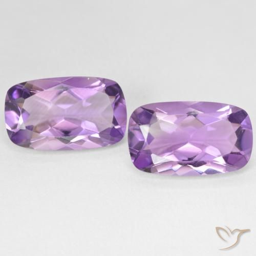10.79ctw 자연스러운 Medium Light Purplish-Violet 자수정, 방석, VS
