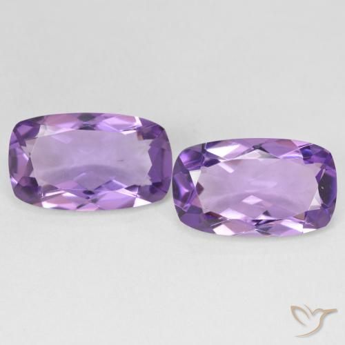 10.04ctw 자연스러운 Medium Light Purplish-Violet 자수정, 방석, VS