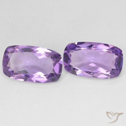 10.04캐럿 천연 Medium Light Purplish-Violet 자수정 보석, 방석, VS