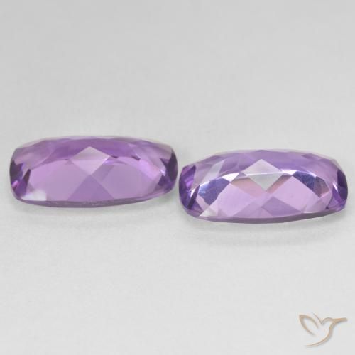 10.04캐럿 천연 Medium Light Purplish-Violet 자수정 보석, 방석, VS