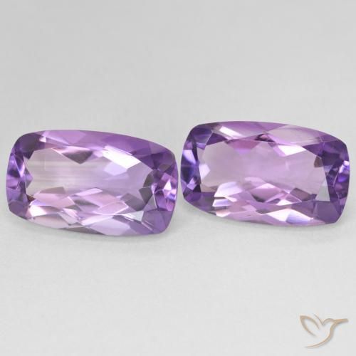 11.30캐럿 천연 Medium Light Purplish-Violet 자수정 보석, 방석, VS