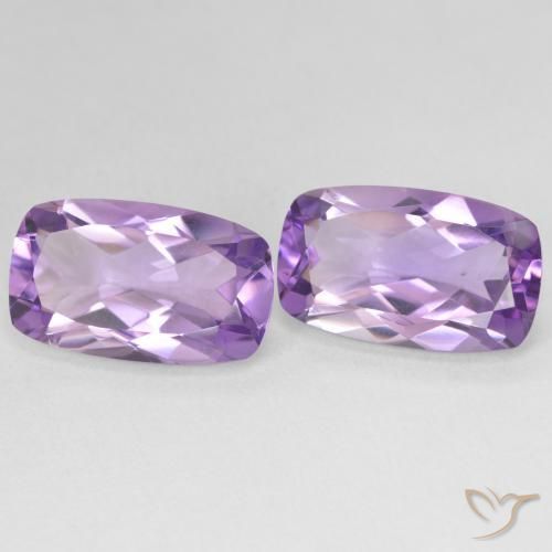 11.50캐럿 천연 Medium Light Purplish-Violet 자수정 보석, 방석, VS