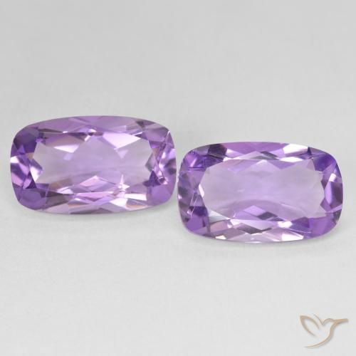 11.23ctw 자연스러운 Medium Light Purplish-Violet 자수정, 방석, VVS-VS