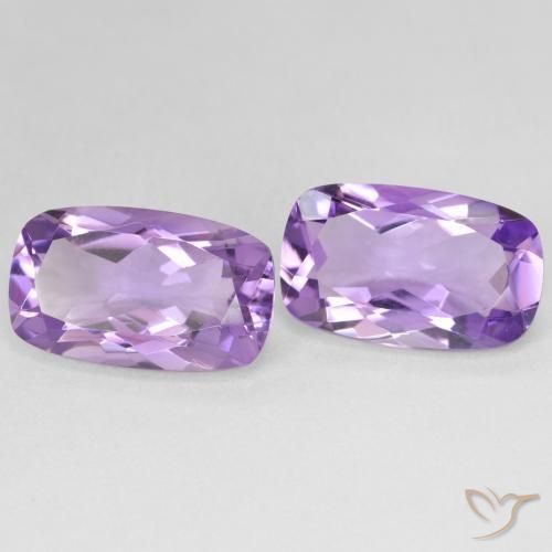 11.23캐럿 천연 Medium Light Purplish-Violet 자수정 보석, 방석, VVS-VS