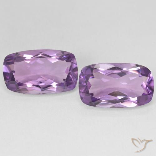 11.30ctw 자연스러운 Medium Light Purplish-Violet 자수정, 방석, VVS