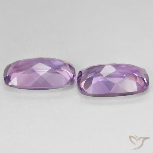 11.30캐럿 천연 Medium Light Purplish-Violet 자수정 보석, 방석, VVS