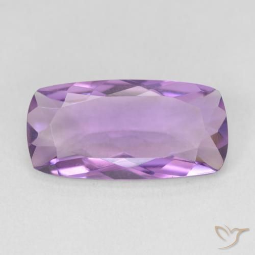 5.82ct 자연스러운 Medium Light Purplish-Violet 자수정, 방석, VS