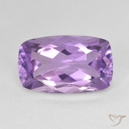 6.39ct 자연스러운 미디엄 바이올렛 자수정, 방석, VVS-VS