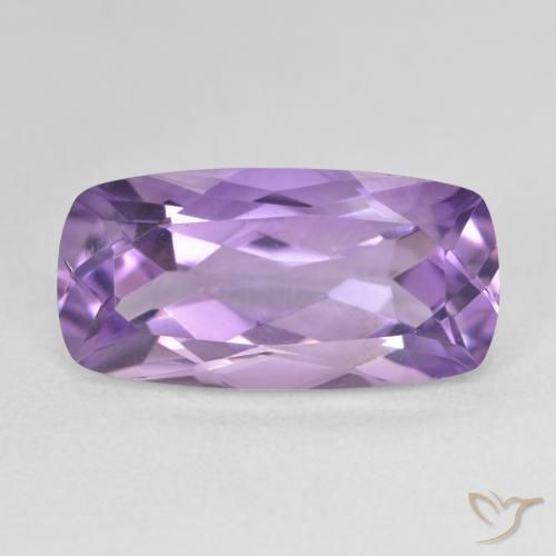7.70ct 자연스러운 미디엄 바이올렛 자수정, 방석, VVS-VS