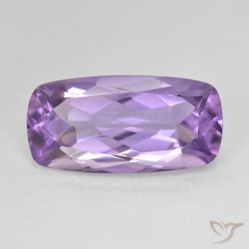 7.87ct 자연스러운 분홍빛이 도는 보라색 자수정, 방석, VVS-VS