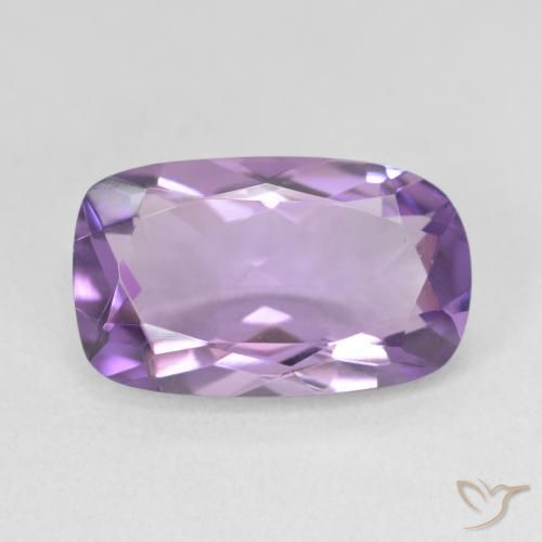 5.17ct 자연스러운 Medium Light Purplish-Violet 자수정, 방석, VVS-VS