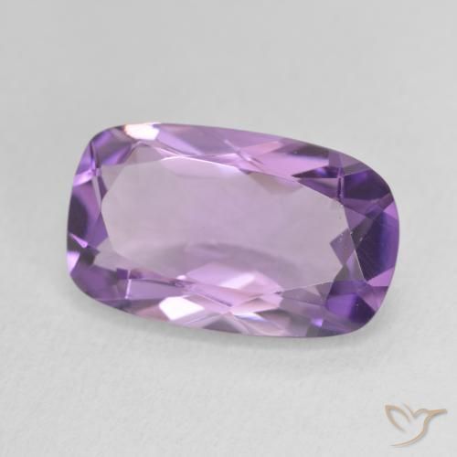 5.17캐럿 천연 Medium Light Purplish-Violet 자수정, 방석, VVS-VS