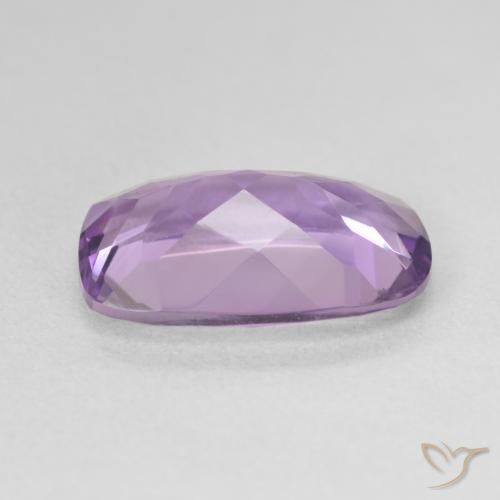 5.17캐럿 천연 Medium Light Purplish-Violet 자수정, 방석, VVS-VS
