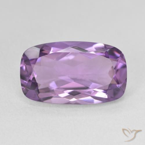 5.54ct 자연스러운 Medium Light Purplish-Violet 자수정, 방석, VVS-VS
