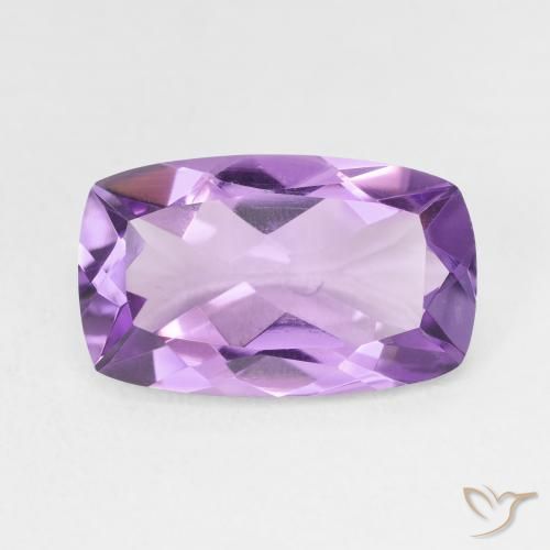5.30ct 자연스러운 보라색 보라색 자수정, 방석, VVS