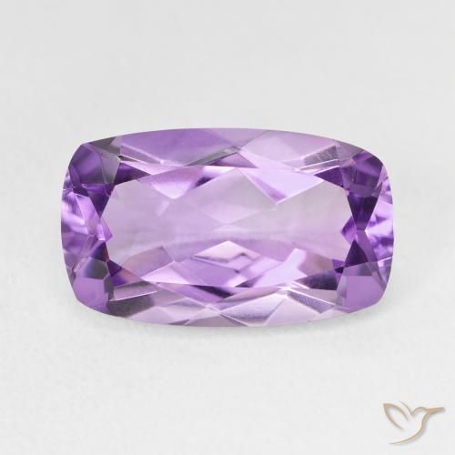 5.83ct 자연스러운 보라색 보라색 자수정, 방석, VVS