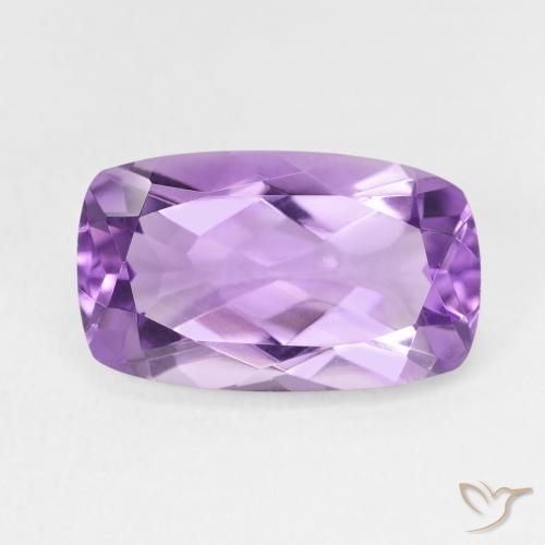 5.92ct 자연스러운 Medium Light Purplish-Violet 자수정, 방석, VVS