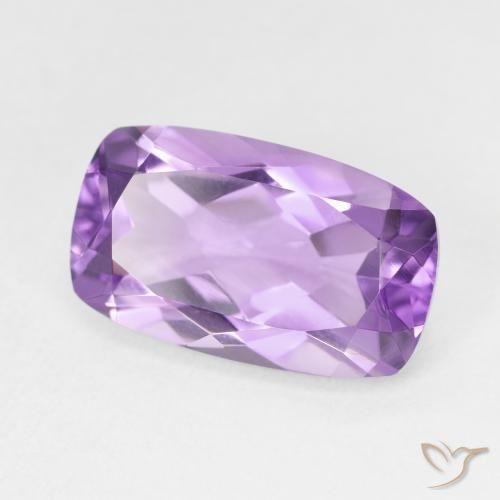 5.92캐럿 천연 Medium Light Purplish-Violet 자수정, 방석, VVS