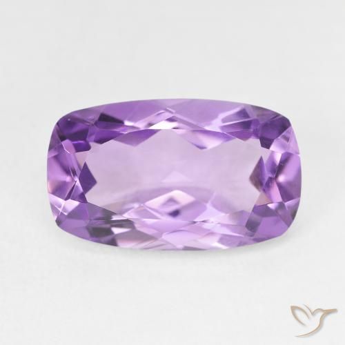 5.85ct 자연스러운 보라색 보라색 자수정, 방석, VVS