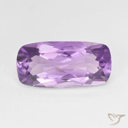 7.43ct 자연스러운 보라색 보라색 자수정, 방석, VS