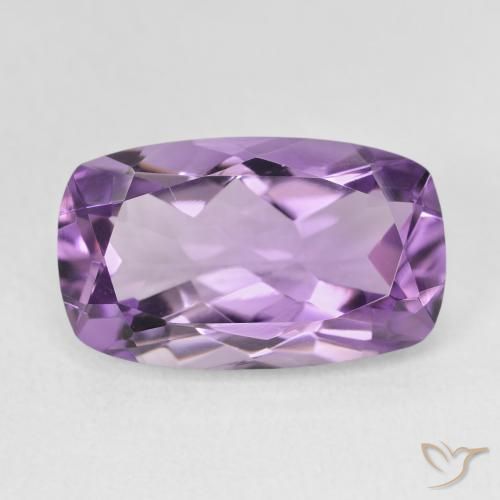 5.53ct 자연스러운 가지 보라색 자수정, 방석, VVS
