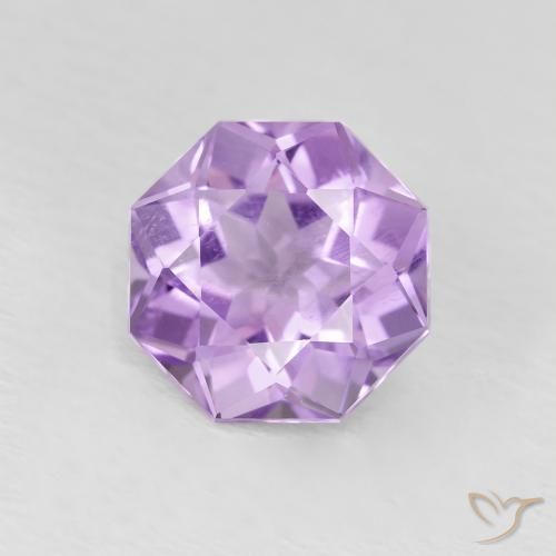1.83ct 자연스러운 아이리스 바이올렛 자수정, 에메랄드 컷, VS-SI